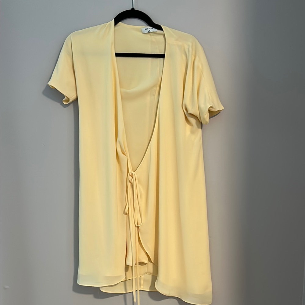 Babaton Yellow Mini Dress